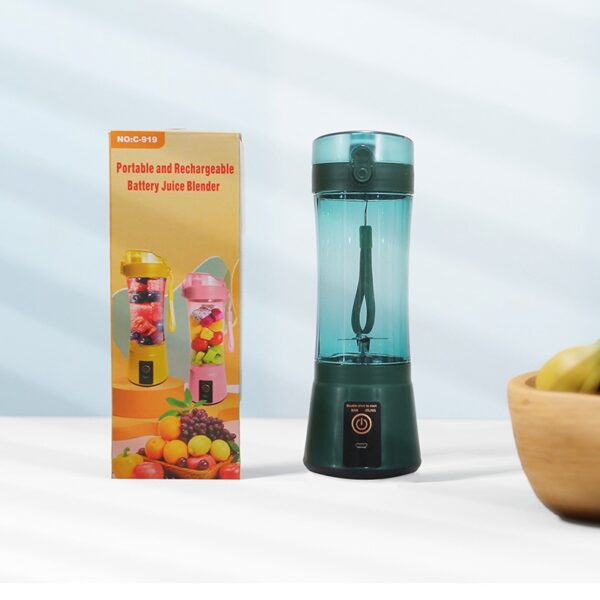 Portable Electric Fruit Juicer Wireless USB Rechargeable Mini Mixer Multifunction Summer Smoothie Blender Machine Kitchen Supplies - Image 4