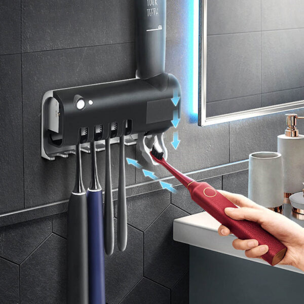 Intelligent UV Toothbrush Sterilizer Automatic Toothpaste Squeezer - Image 6