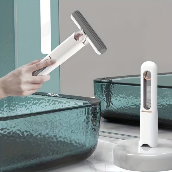 New Portable Self-NSqueeze Mini Sponge Mop, Window Glass Cleaner Kitchen Car Sponge - Image 9