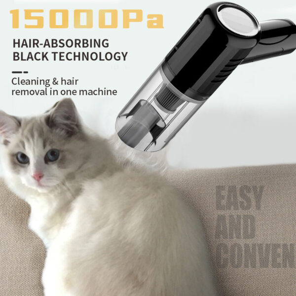 Pet Hair Suction Dry And Wet Dual-use Car Handheld Small Vacuum Cleaner Pet Hair Removal Supplies