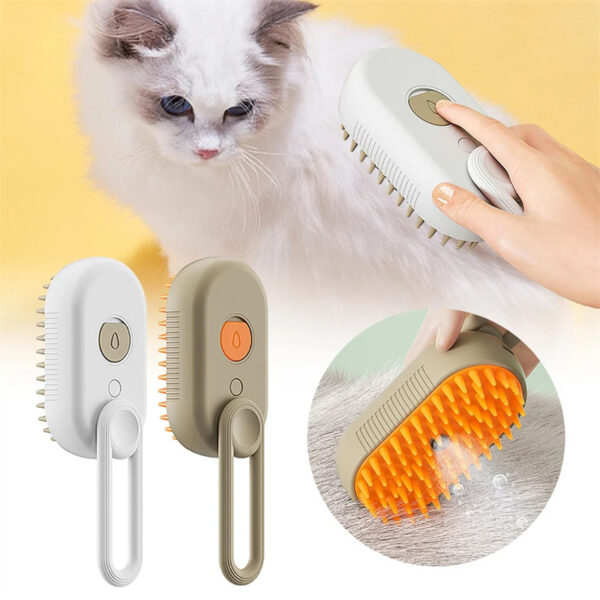 Pet Steam Brush For Massage and Hair Removal - Image 8