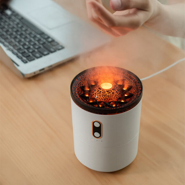 Volcanic Flame Aroma Essential Oil Diffuser USB Portable - Image 4