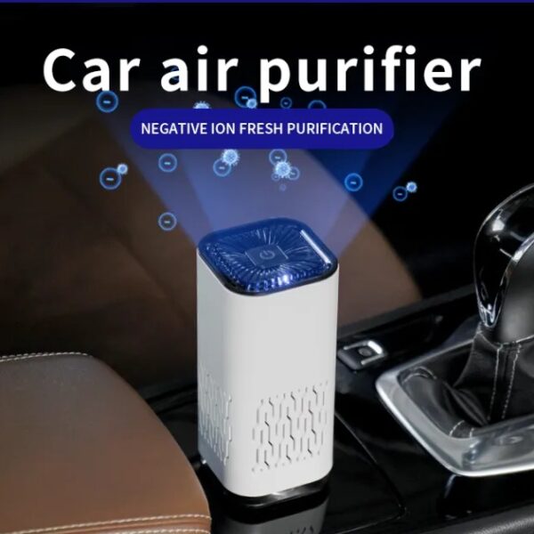 Car Air Purifier Portable Negative Ion Generator Remove Formaldehyde Dust Smoke Air Freshen Washer For Home Car - Image 5