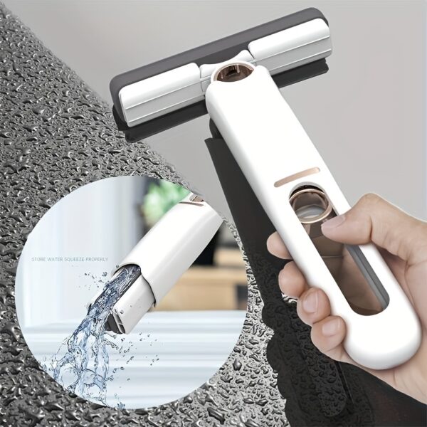 New Portable Self-NSqueeze Mini Sponge Mop, Window Glass Cleaner Kitchen Car Sponge - Image 10