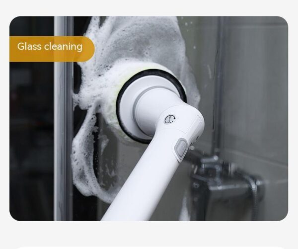 Electric Scrubber Cleaning Wall Long Handle Elbow Telescopic Multifunction Cleaning Brush - Image 4