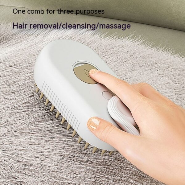 Pet Steam Brush For Massage and Hair Removal - Image 2