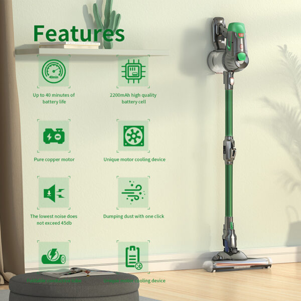 Handheld Wireless Vaccum Cleaner With Foldable Tube - Image 6