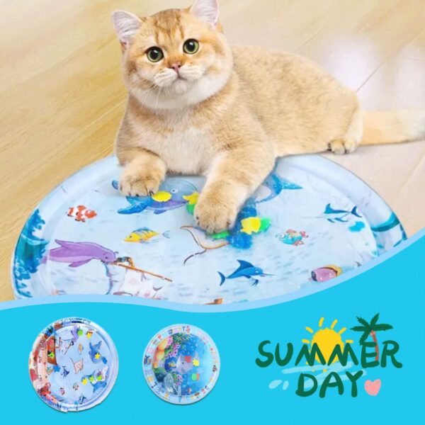 Summer Cooling Pet Water Bed Cushion Ice Pad Dog Sleeping Square Mat