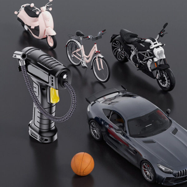 Car Tyre Inflator Cordless Digital USB Rechargeable Tire Air Compressor UK - Image 7