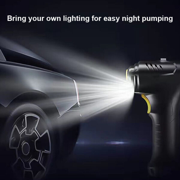 Car Tyre Inflator Cordless Digital USB Rechargeable Tire Air Compressor UK - Image 4