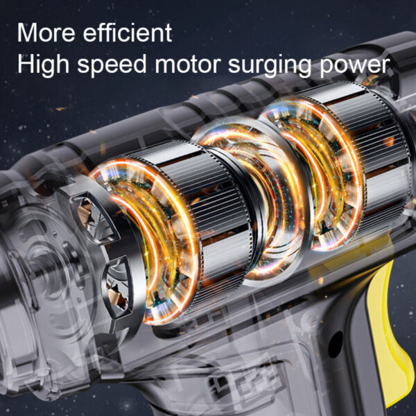 Car Tyre Inflator Cordless Digital USB Rechargeable Tire Air Compressor UK - Image 5